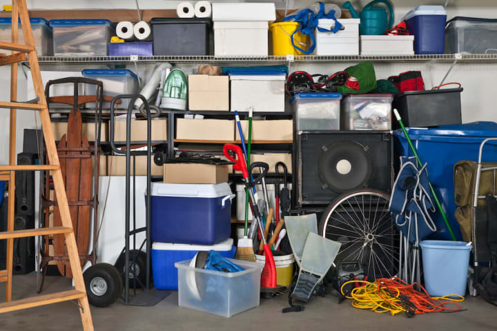Start by tackling the garage when organizing your home for the winter