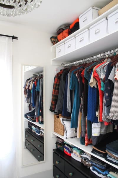 declutter closets