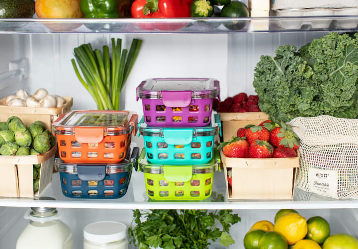 organized refrigerator