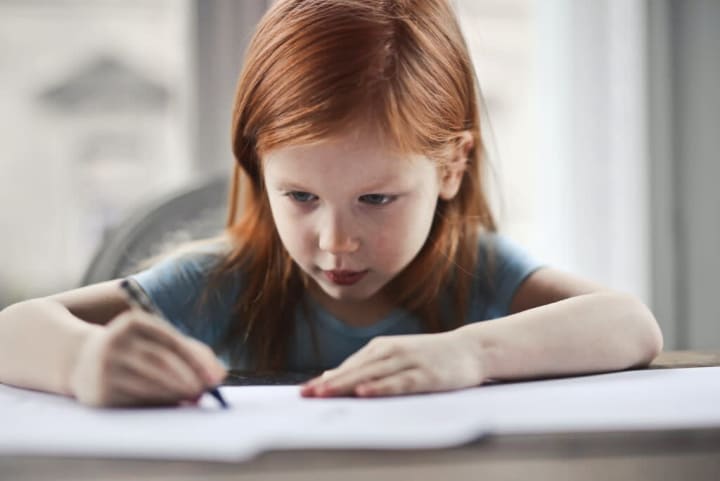 Parents create designated homework space for back to school organization