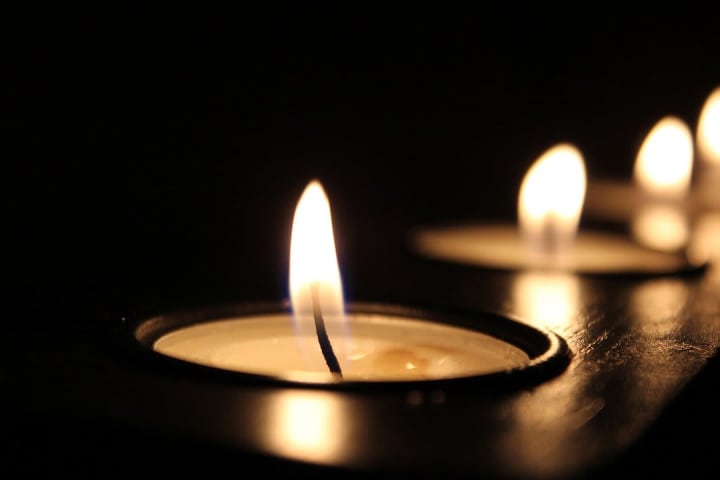 warm candlelight glow